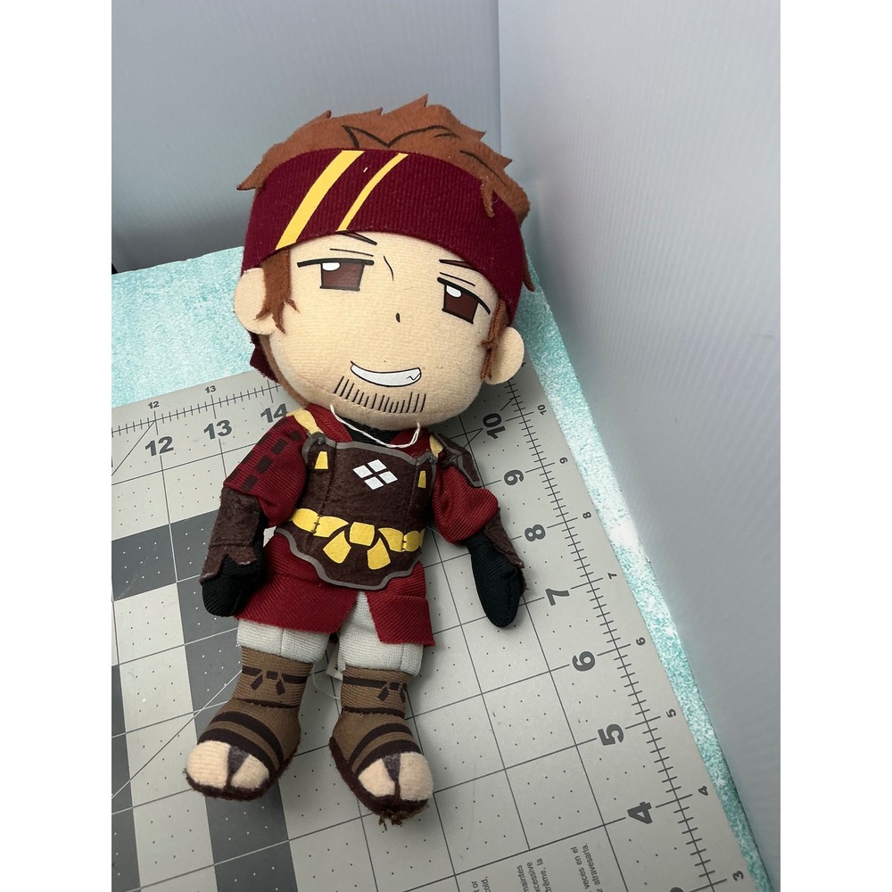 Sword Art Online Klein Plush Figure 10" Red Samurai Armor Bandana SAO Anime Toy